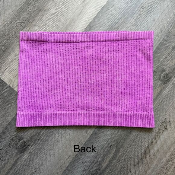 Urban Outfitters Ribbed Tube Top Purple Large Streetwear Party - Picture 6 of 9